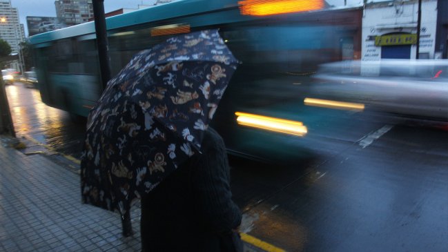 Meteorología prevé que precipitaciones sigan esta tarde en la zona centro sur