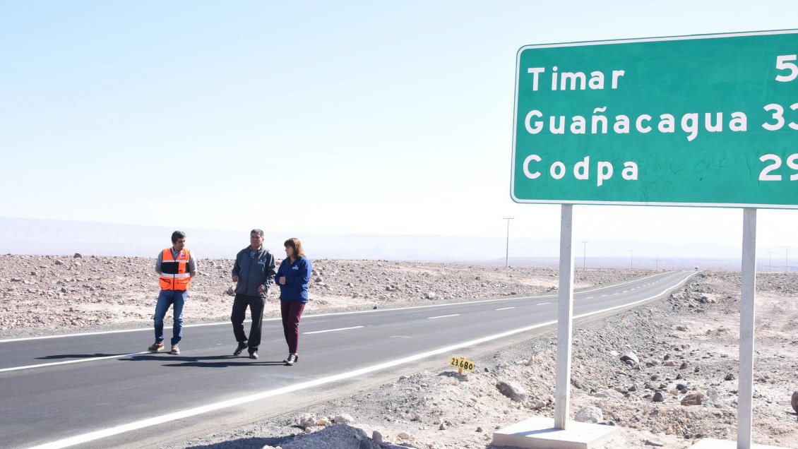 Arica: Reparación de ruta hacia pueblos precordilleranos tiene 95% de avance