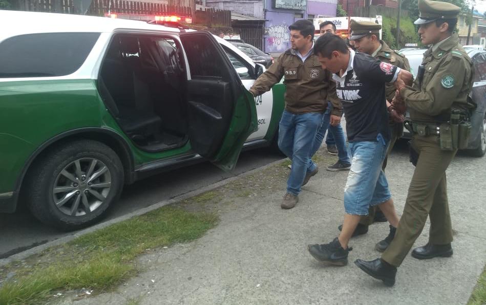 Puerto Montt: Carabineros detuvo a hombre acusado de delitos en serie