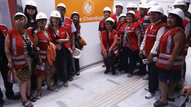 Vecinos de Independencia conocieron la Línea 3 de Metro