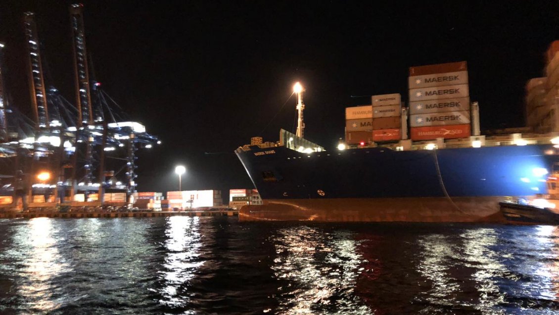 Valparaíso: Buque de Maersk se desvía a San Antonio tras manifestaciones de portuarios