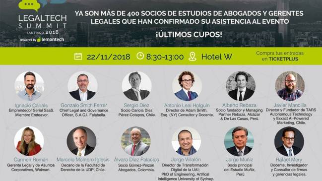 Abogados, fiscales y líderes del área debatirán sobre impacto de las TI