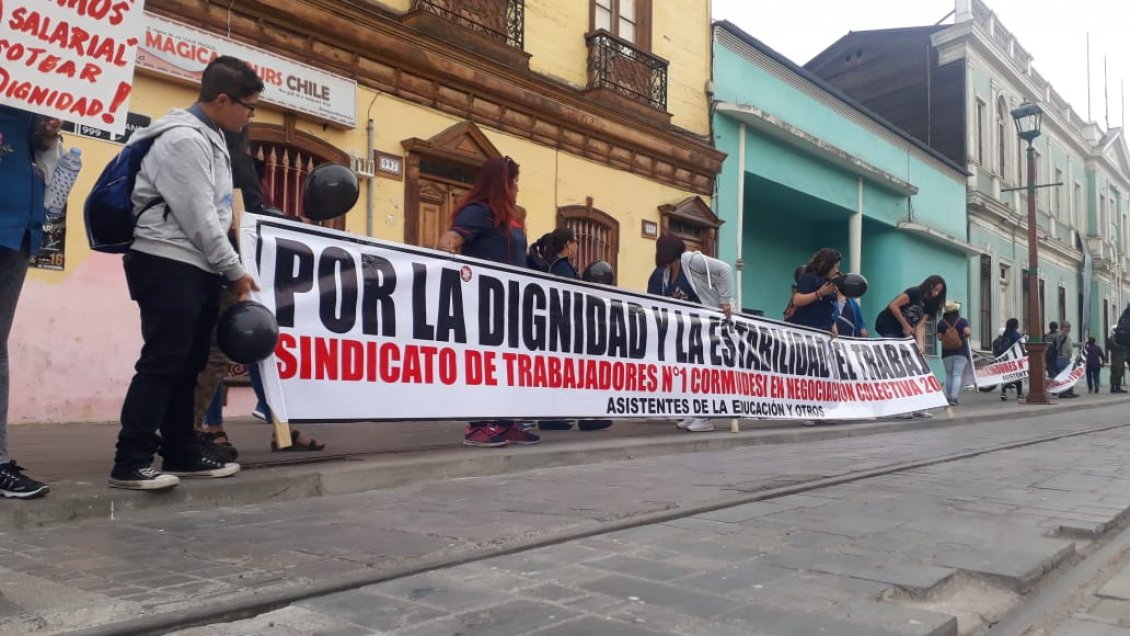 Iquique: Sindicato de trabajadores de Cormudesi inició huelga tras negociación colectiva