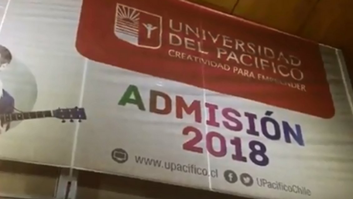 Toma en la U. del Pacífico: Alumnos exigen que el Mineduc se haga cargo
