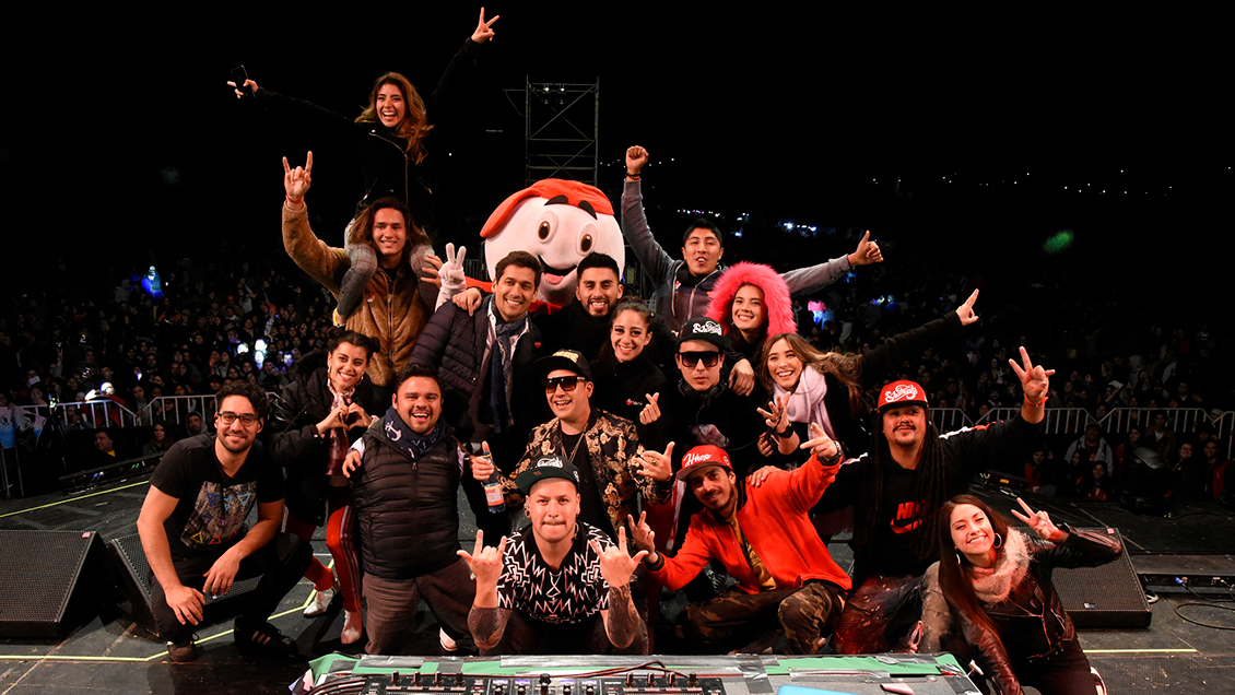 La Gira Teletón elevó la temperatura de una fría noche en Temuco