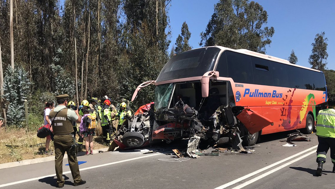 Casablanca Un Muerto Y 23 Heridos En Choque Frontal De Bus Y Vehículo