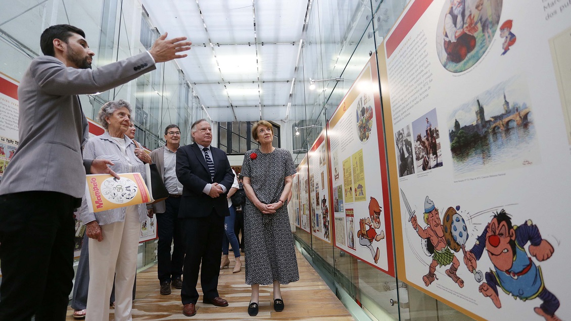 Biblioteca Nacional recibe expo con la historia de Mampato