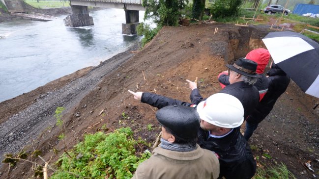 Un 65 por ciento de avance presenta el puente mecano Cancura
