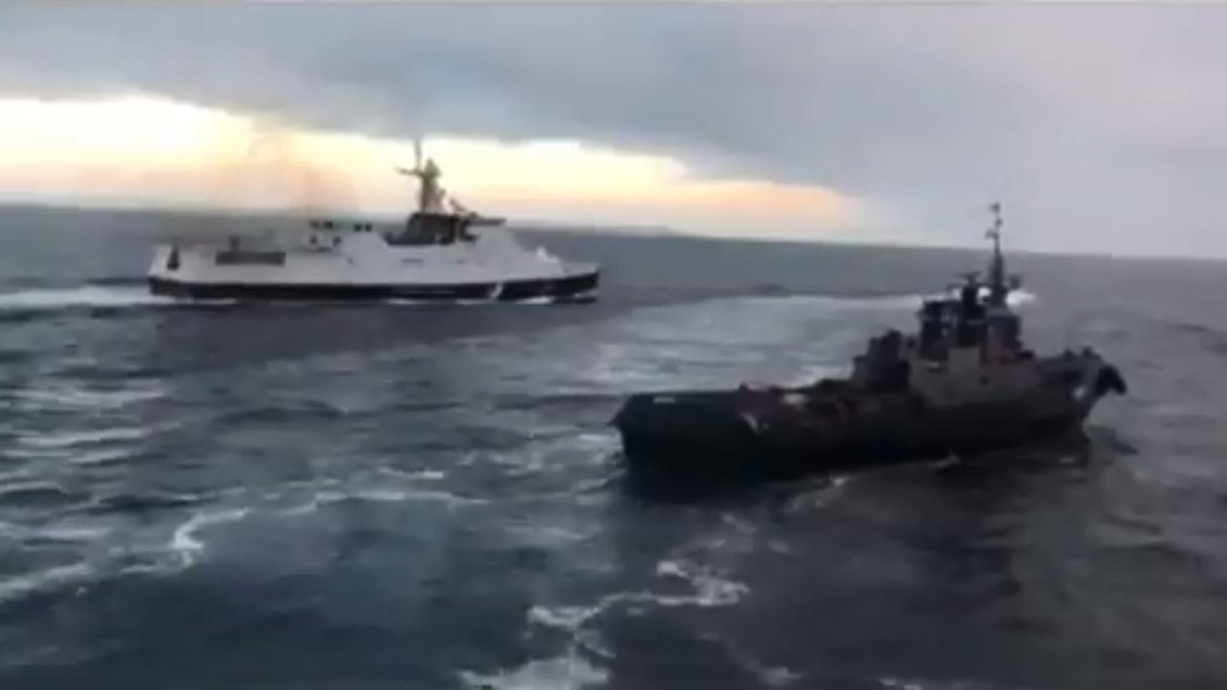 Ucrania denunció ataque de militares rusos en el estrecho de Kerch