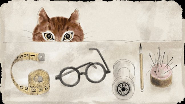 Google recuerda al pintor amante de los gatos, Léonard Tsuguharu Foujita