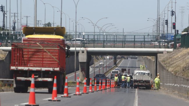 Talca: Puente colapsado se encuentra en 