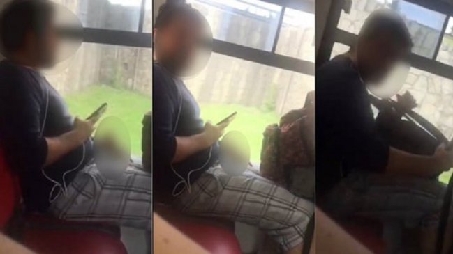 Depravado fue grabado y detenido en Argentina