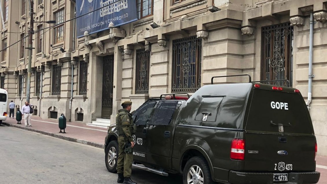 PUCV pidió mantener resguardo policial tras amenaza terrorista