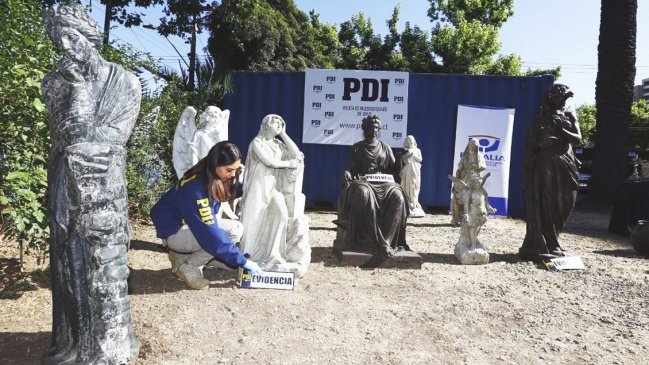 Fiscal de O'Higgins acusó falta de herramientas para sancionar robo de esculturas