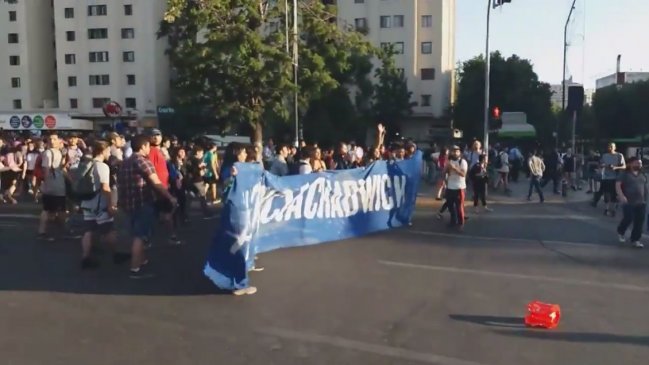 Incidentes en Santiago en nueva protesta por muerte de Catrillanca