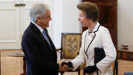   Presidente Piñera se reunió con la princesa Ana del Reino Unido 