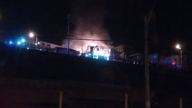 Incendio en Antofagasta dejó un fallecido