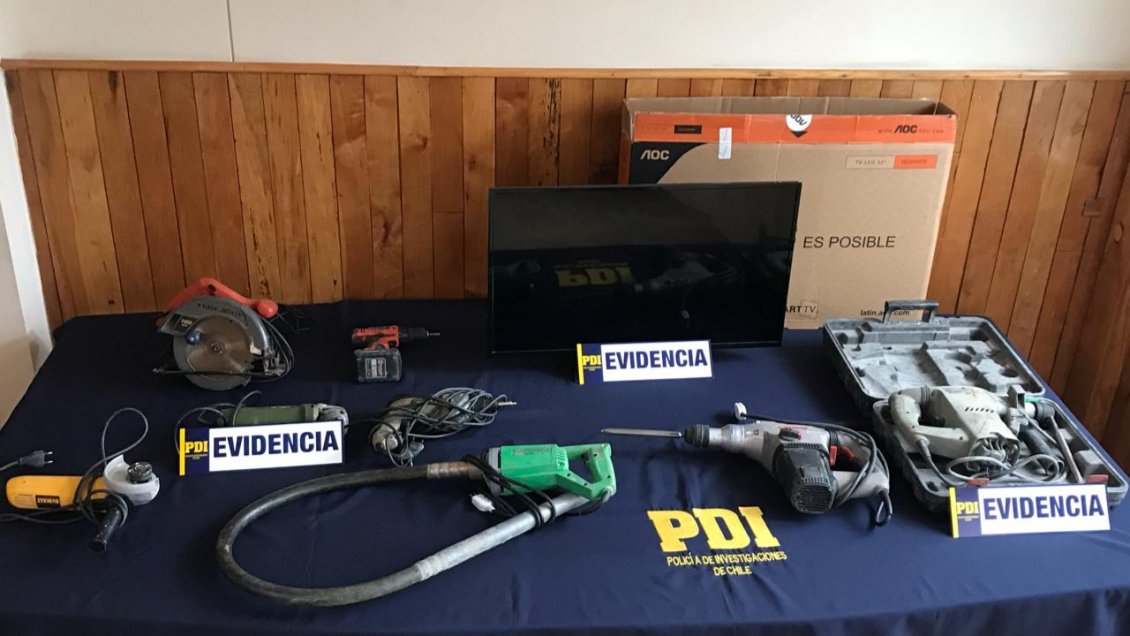 PDI recuperó especies robadas de dos viviendas en Punta Arenas