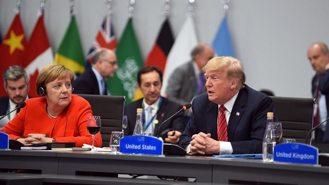 G20: Trump se reunió con Merkel y espera arreglar 