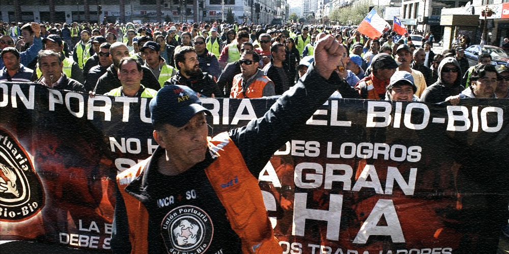 Portuarios del Biobío amenazan con 