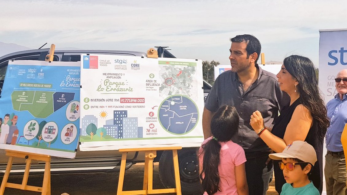 Estación Central tendrá el parque urbano más grande de la Región Metropolitana