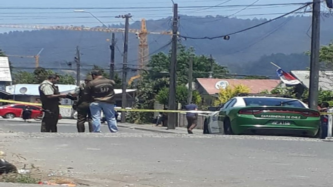 Hombre fue acribillado a plena luz del día en Chiguayante