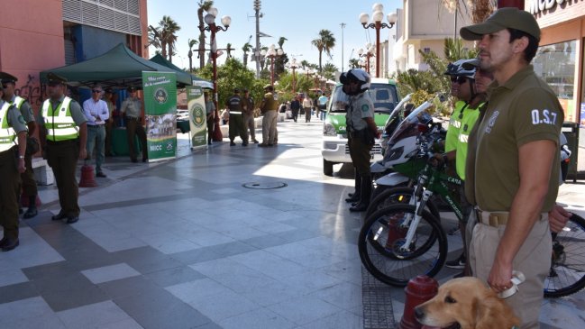 Carabineros de Arica lanzó plan de seguridad por fiestas de fin de año