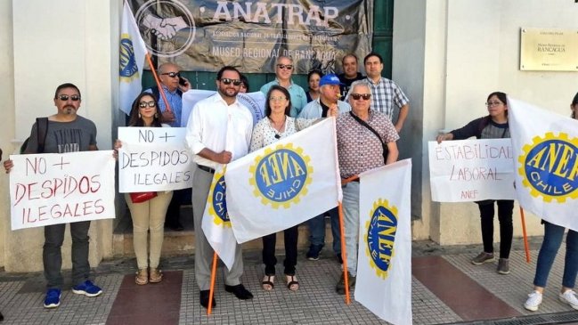 ANEF realiza paro nacional para reclamar por despidos masivos en el sector público