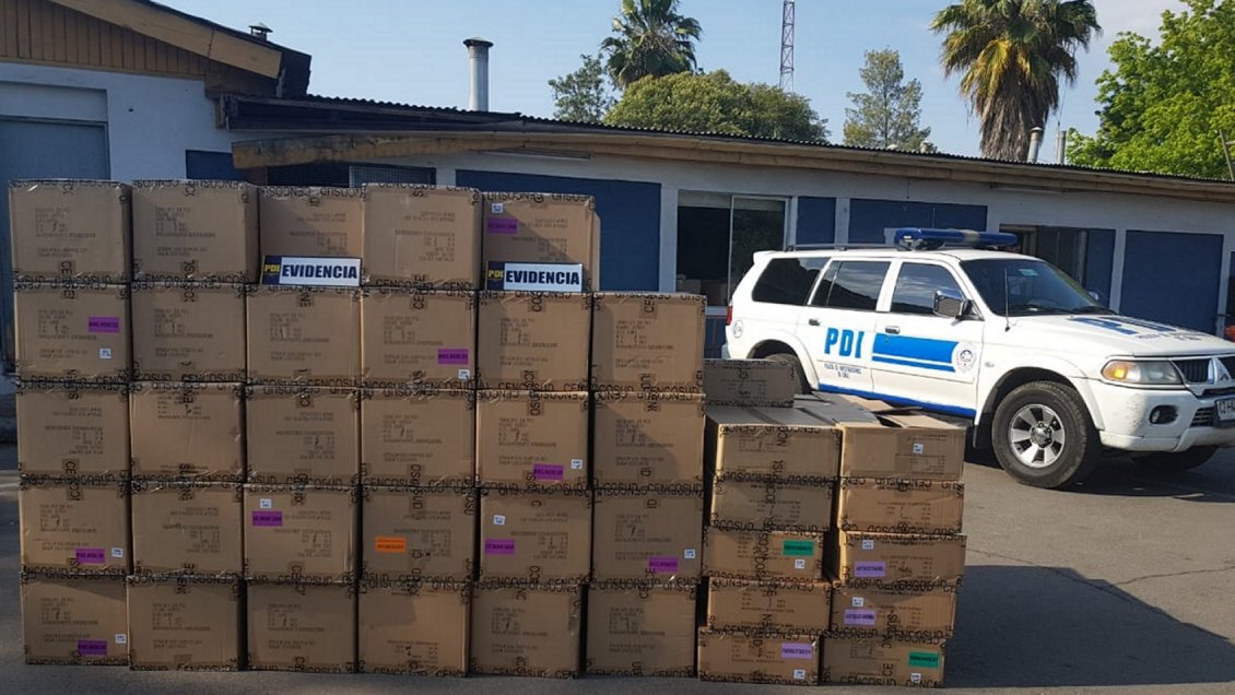 PDI recuperó 70 millones de pesos en ropa del retail robada