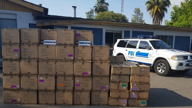 PDI recuperó 70 millones de pesos en ropa del retail robada