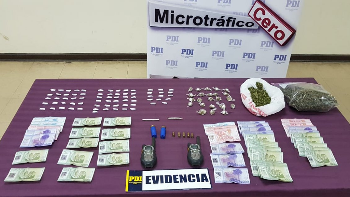 Detienen a cinco sujetos acusados de comercializar droga en San Vicente
