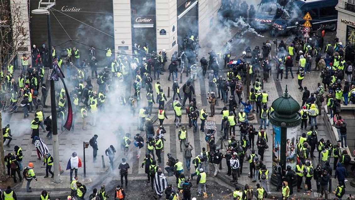 Chalecos amarillos: Máxima tensión en nueva jornada de protestas en Francia