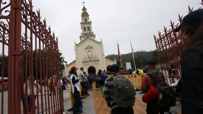 Lo Vásquez: 350 mil fieles y 11 detenidos en peregrinación