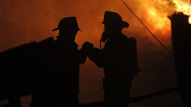 Región del Maule: Incendio forestal en San Clemente