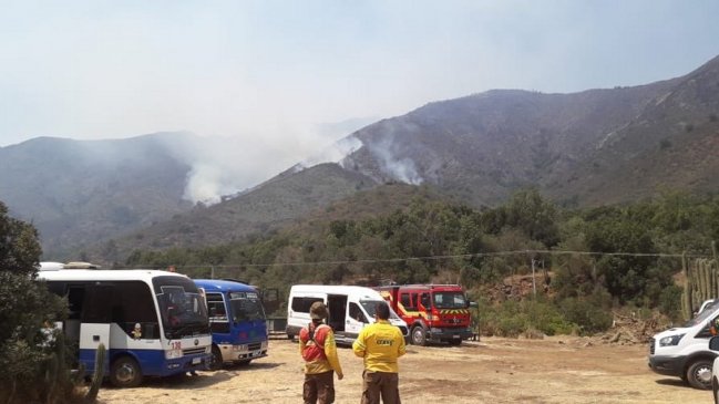 Incendio en Melipilla ha consumido más de 280 hectáreas