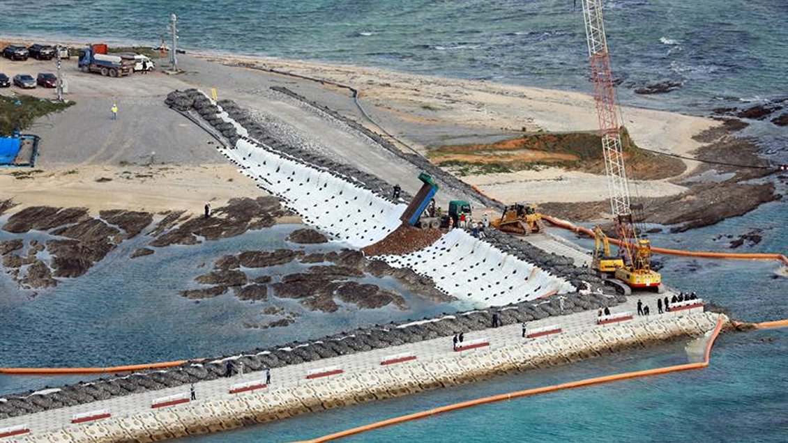 Inician preparativos del polémico traslado de base militar de EE.UU. en Japón