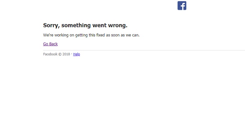 Usuarios reportan falla masiva de Facebook
