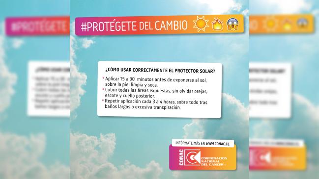Llega el verano: Conac lanzó la campaña #PROTÉGETEdelCAMBIO