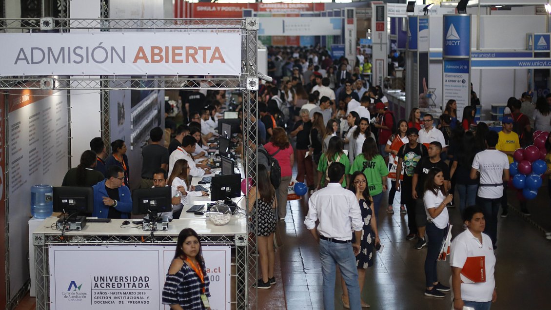 El miércoles comenzará Feria de Postulación y Matrícula a la educación superior