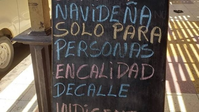 Restorán de Pozo Almonte ofrece cena de Navidad a personas en situación de calle