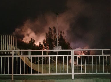 Fuegos artificiales de Villa Alemana generaron incendio de pastizales