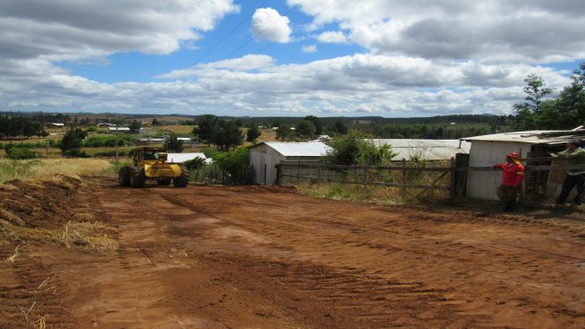Biobío: Construyen tres kilómetros de cortafuegos en Florida