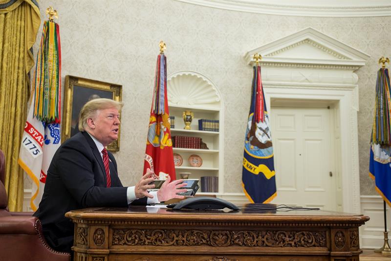 Viaje sorpresa: Trump pasó Navidad junto a las tropas de EEUU en Irak