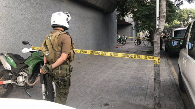 Seguidilla de asaltos terminó con un muerto en Santiago Centro