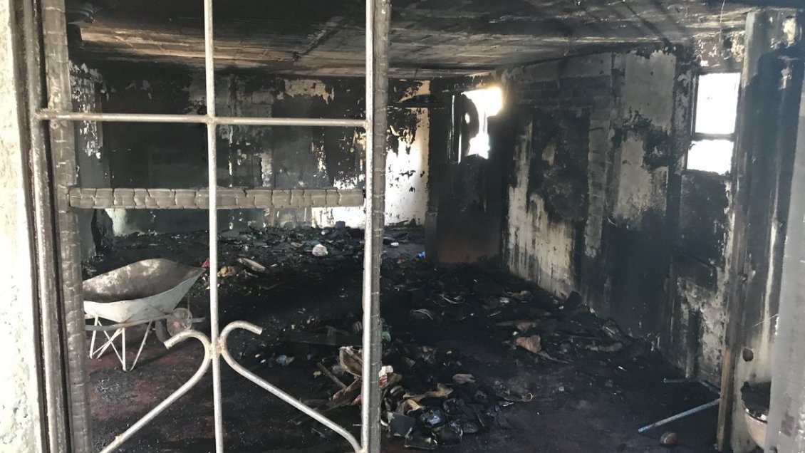 Incendio dejó un fallecido en Rancagua