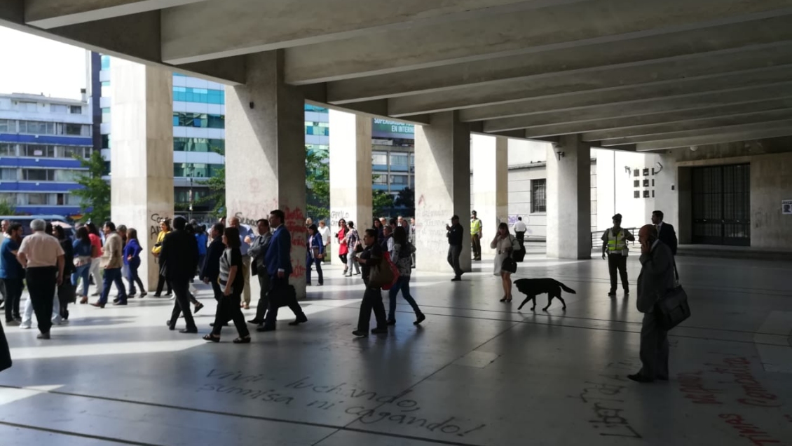 GOPE desalojó Tribunales de Concepción por aviso de bomba