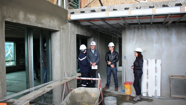 Punta Arenas: 48 por ciento de avance presentan obras de reposición de la Quinta Compañía de Bomberos