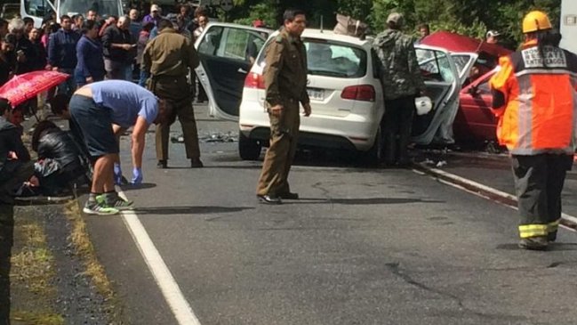 Accidentes carreteros dejan varios lesionados en la comuna de Puyehue y Frutillar