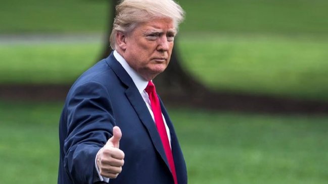 Trump les deseó feliz Año Nuevo a todos, incluidos los 