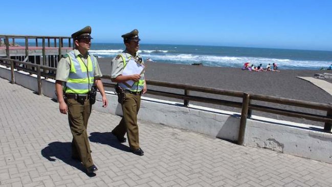 Constitución: Carabineros lanza 